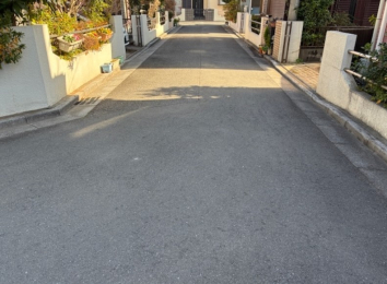 �O�ʓ��H�܂ތ��n�ʐ^ -